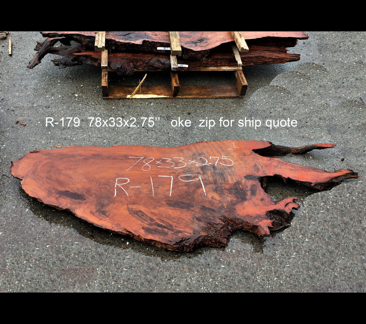 Live edge | redwood slab | river table | DIY crafts | burl table | r-179