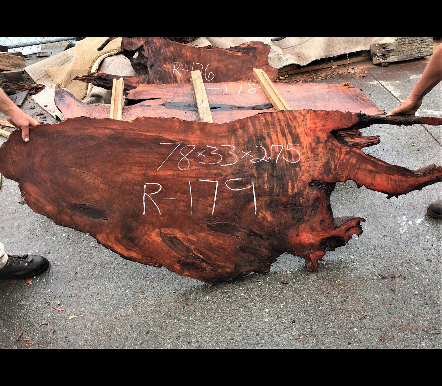 Live edge | redwood slab | river table | DIY crafts | burl table | r-179