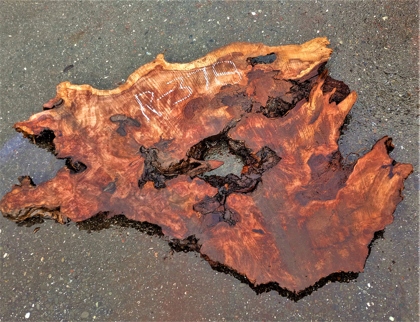 redwood burl slab | epoxy river table | Headboard | DIY wood crafts | r-378