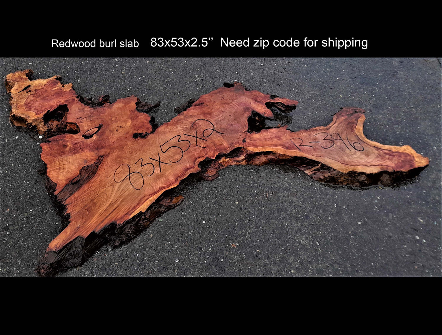 redwood burl slab | epoxy river table | Headboard | DIY wood crafts | r-396
