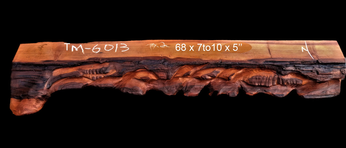 live edge mantel | shelf | fireplace mantel | DIY crafts | TM6013
