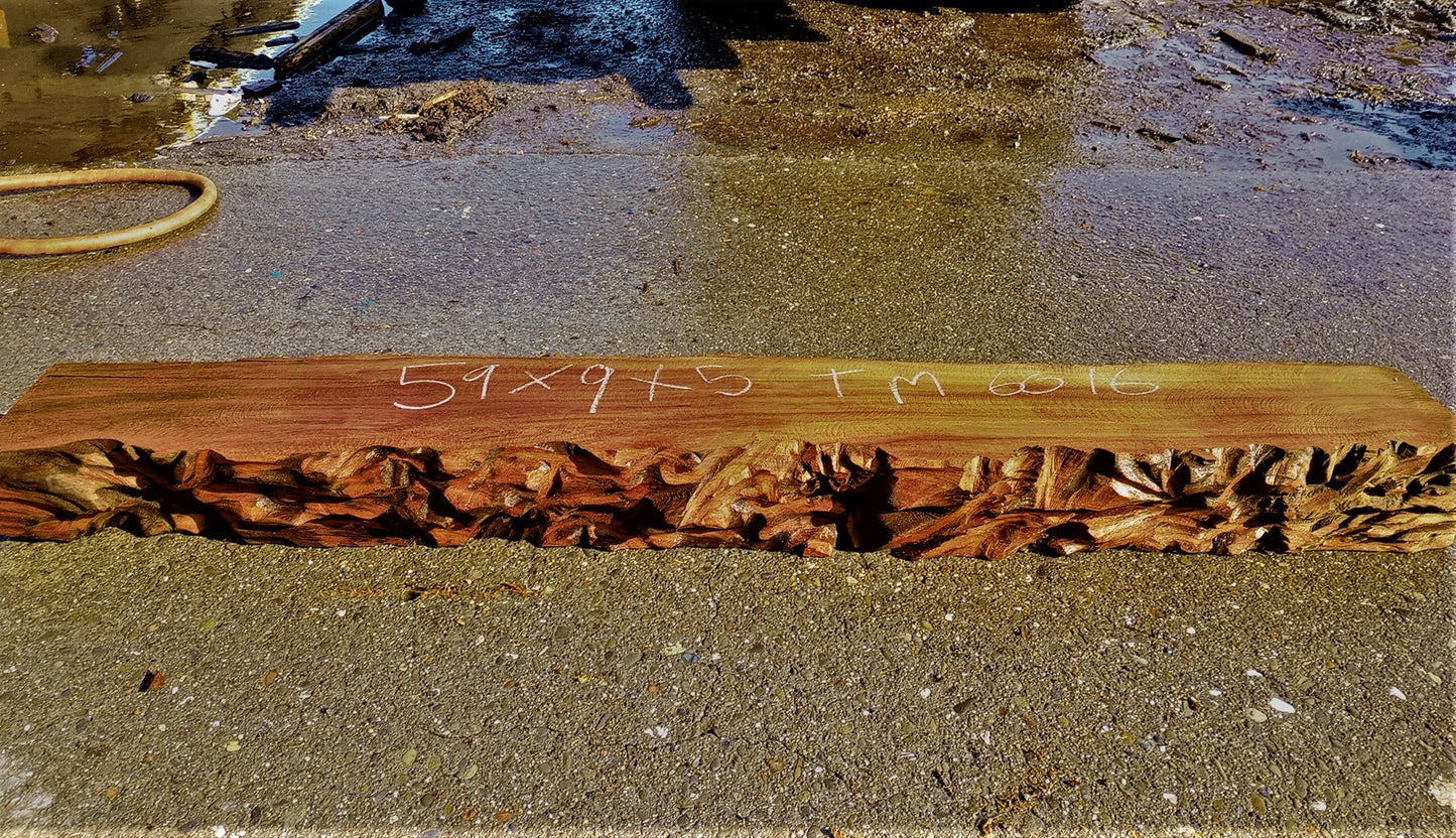 Fireplace mantel shelf | surround | old growth redwood | DIY crafts | tm6016