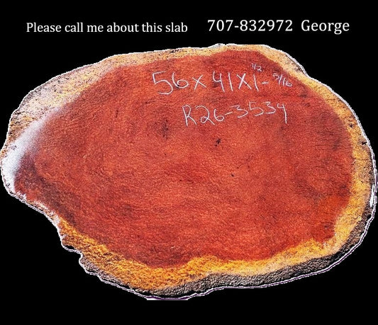 Redwood Slab | DIY | Craft Wood | Table | R26-3534