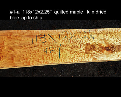 quilted maple | DIY crafts | live edge slabs | Guitar billets | n1-ma