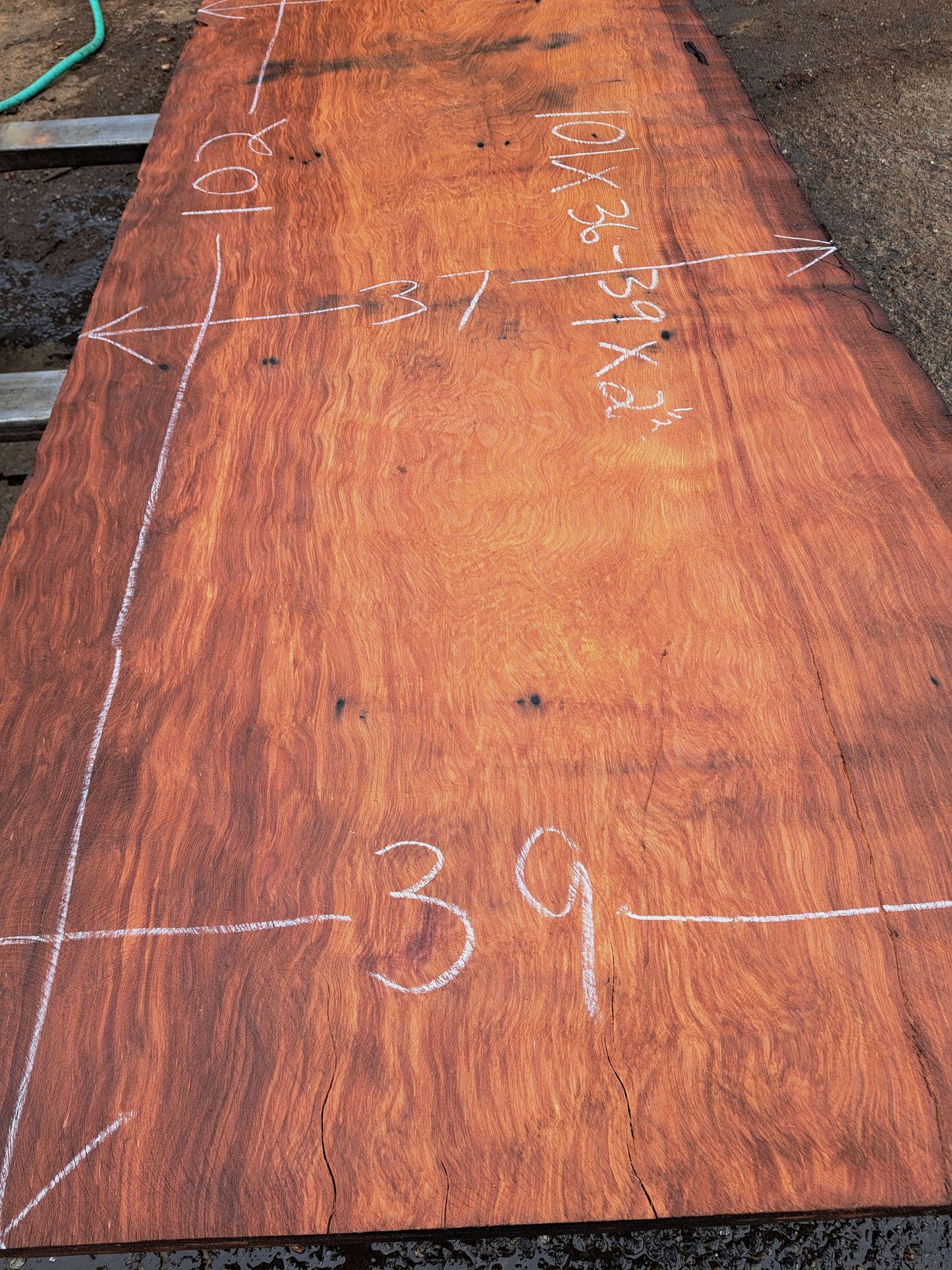 redwood with curl | Live edge dining table | DIY wood | craft woods | r23-0000
