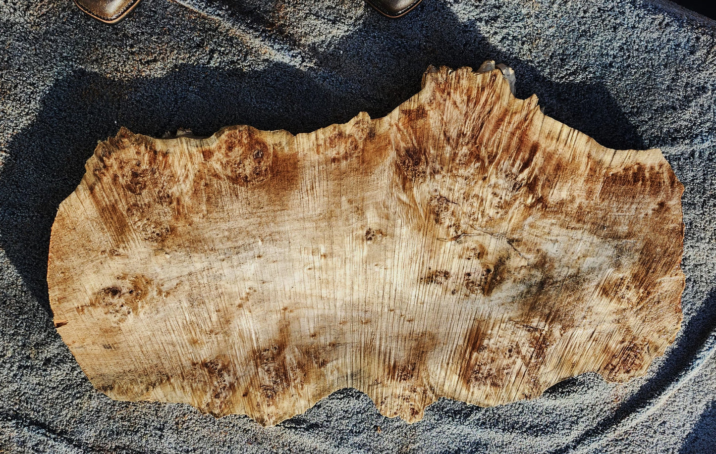 Poplar Mappa Burl Slab | Live Edge | DIY Craft Wood | P24-1544