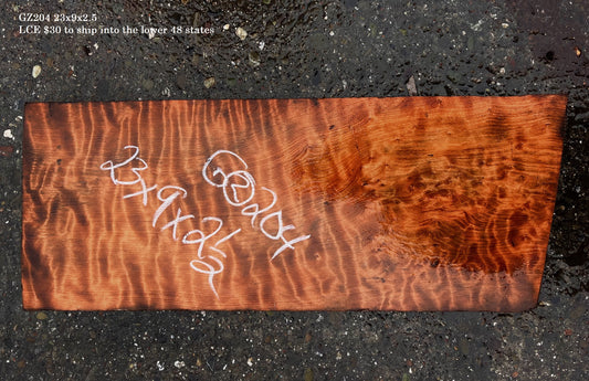 Quilted Redwood | Guitar Billet | DIY Crafts | gz204