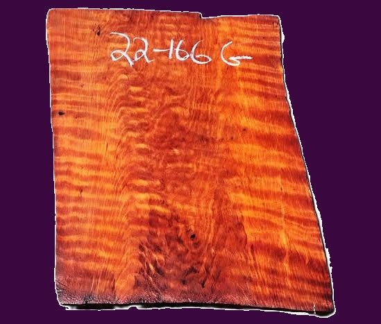 Quilted Redwood Slab | Guitar Billet | DIY | Table | Craft-wood | R22-166G