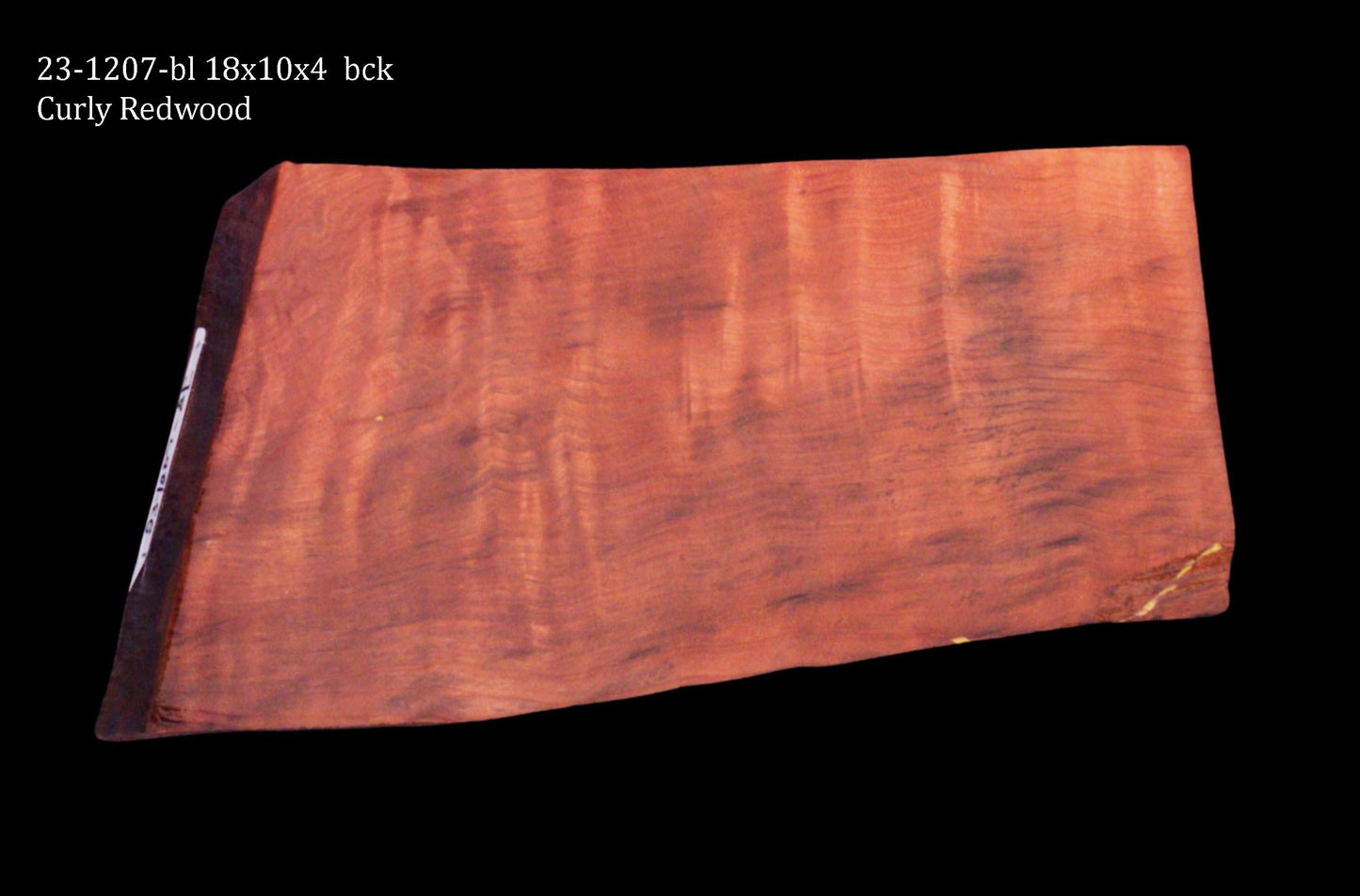 Curly Redwood | DIY wood crafts | Turning block | 23-1207-bl