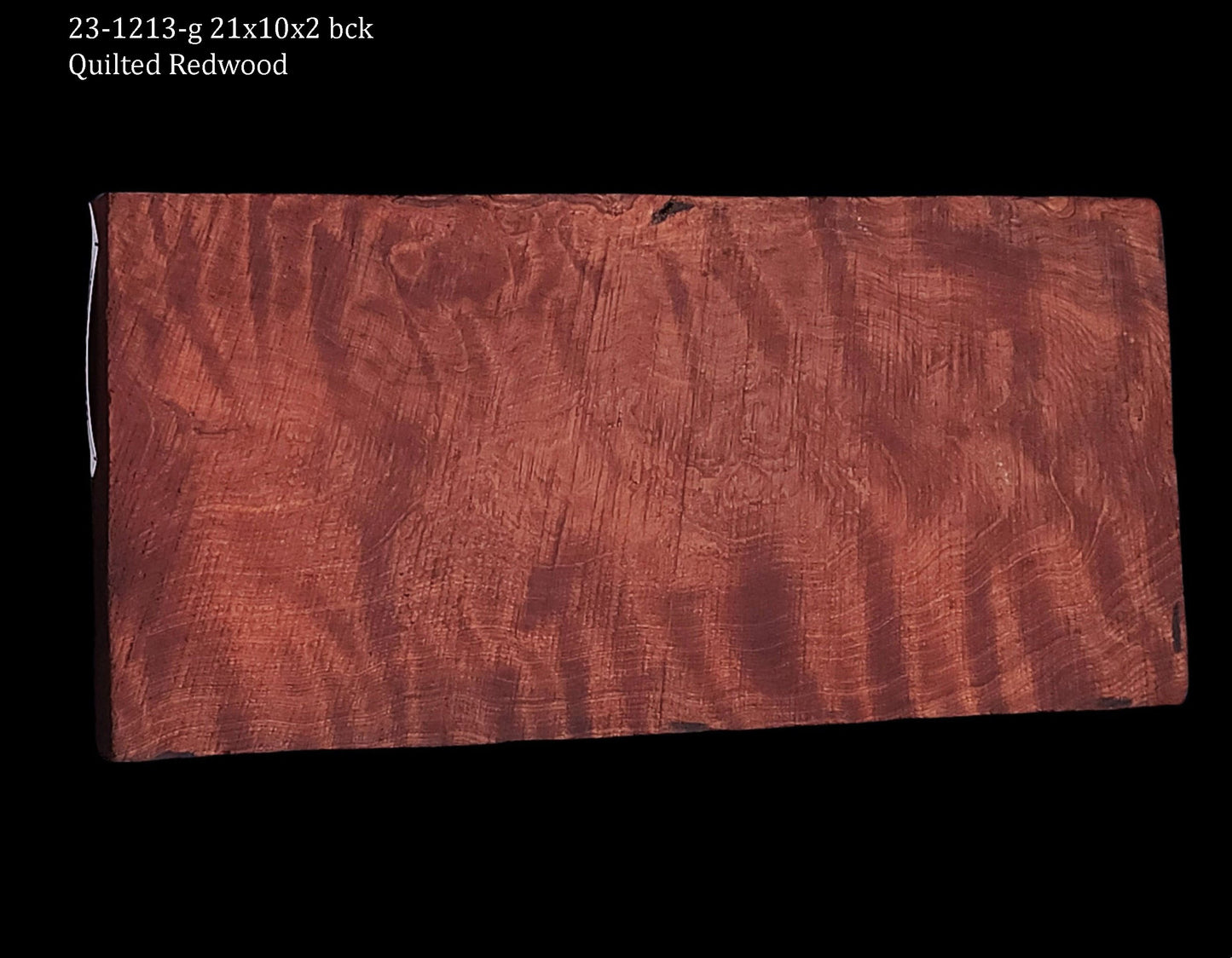 Quilted Redwood Guitar Billet | Craft Wood | Luthier Wood | 23-1213-g