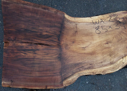 grafted Walnut slab | Live Edge Slab | epoxy river table | 23wal-0686