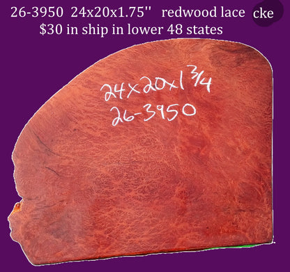lace Redwood block | DIY | craft ideas | bowl turning | 26-3950