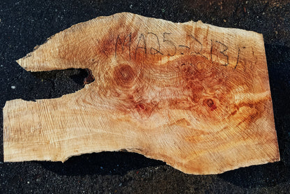 Maple Burl Slab | Live Edge |  DIY Crafts | guitar billet |  ma25-2131