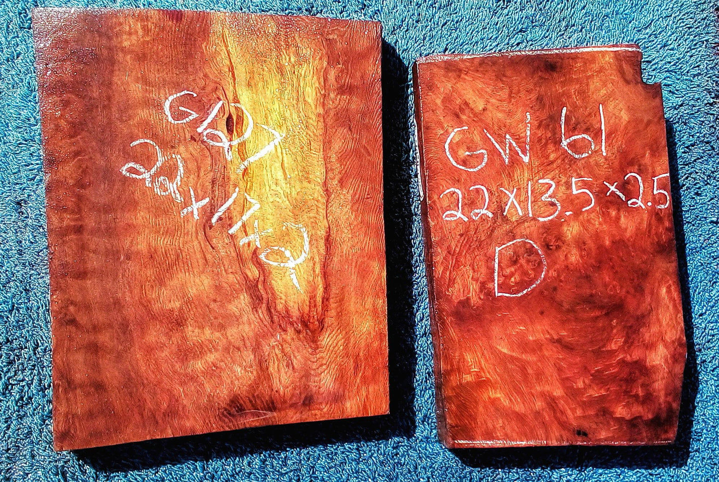 Quilted redwood | guitar billet | wood turning | DIY crafts | gw61-g127