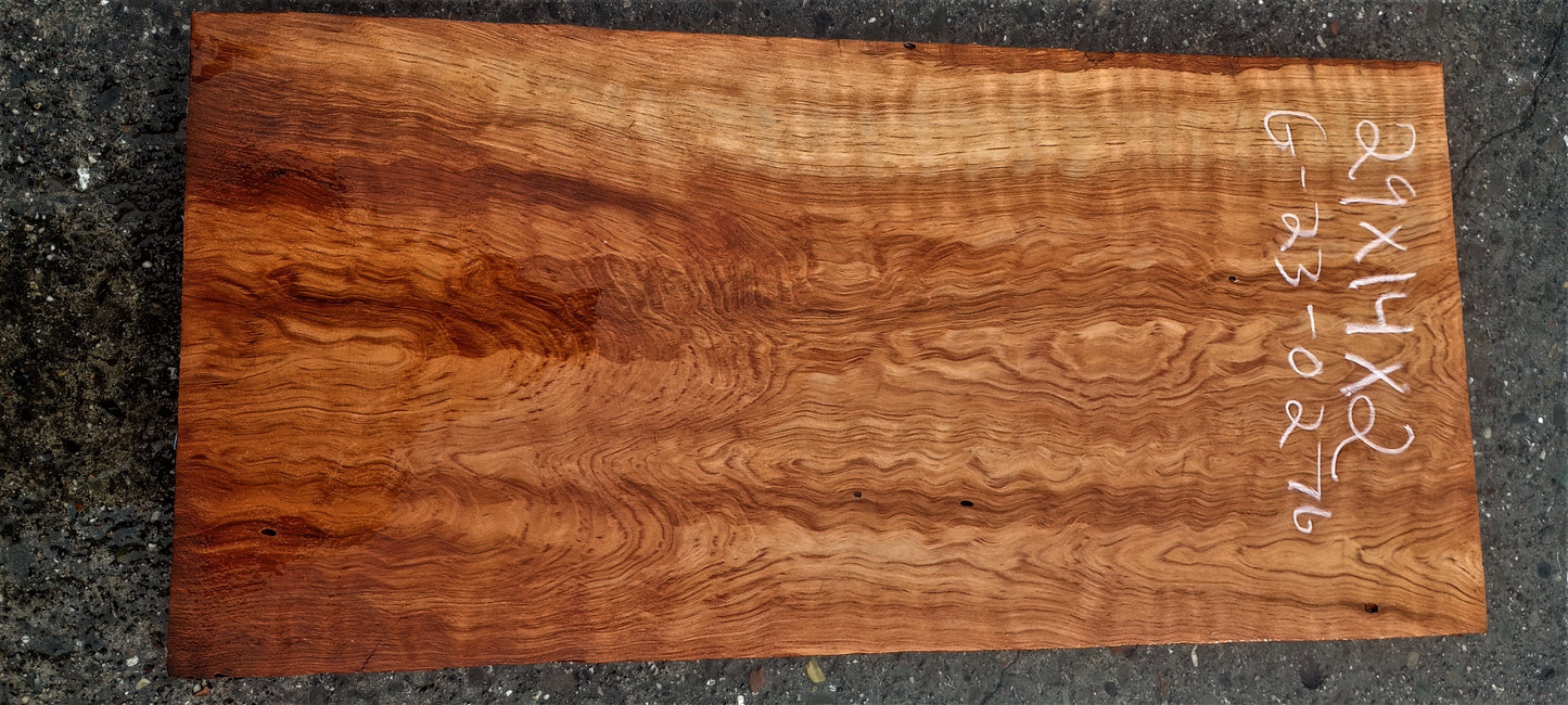 Quilted Redwood | old growth | guitar billet | burl table | g23-0276