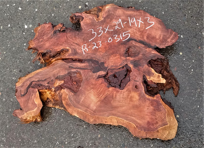 Redwood burl slab | live edge | DIY | river table | burl table | r23-0315