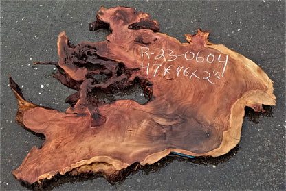 redwood slab | live edge | burl table | epoxy river table | r23-0604