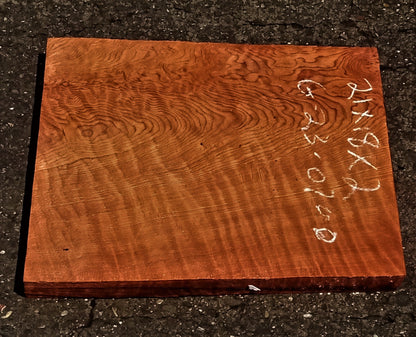 Quilted redwood | guitar billet | wood turning | DIY crafts | g23-0700