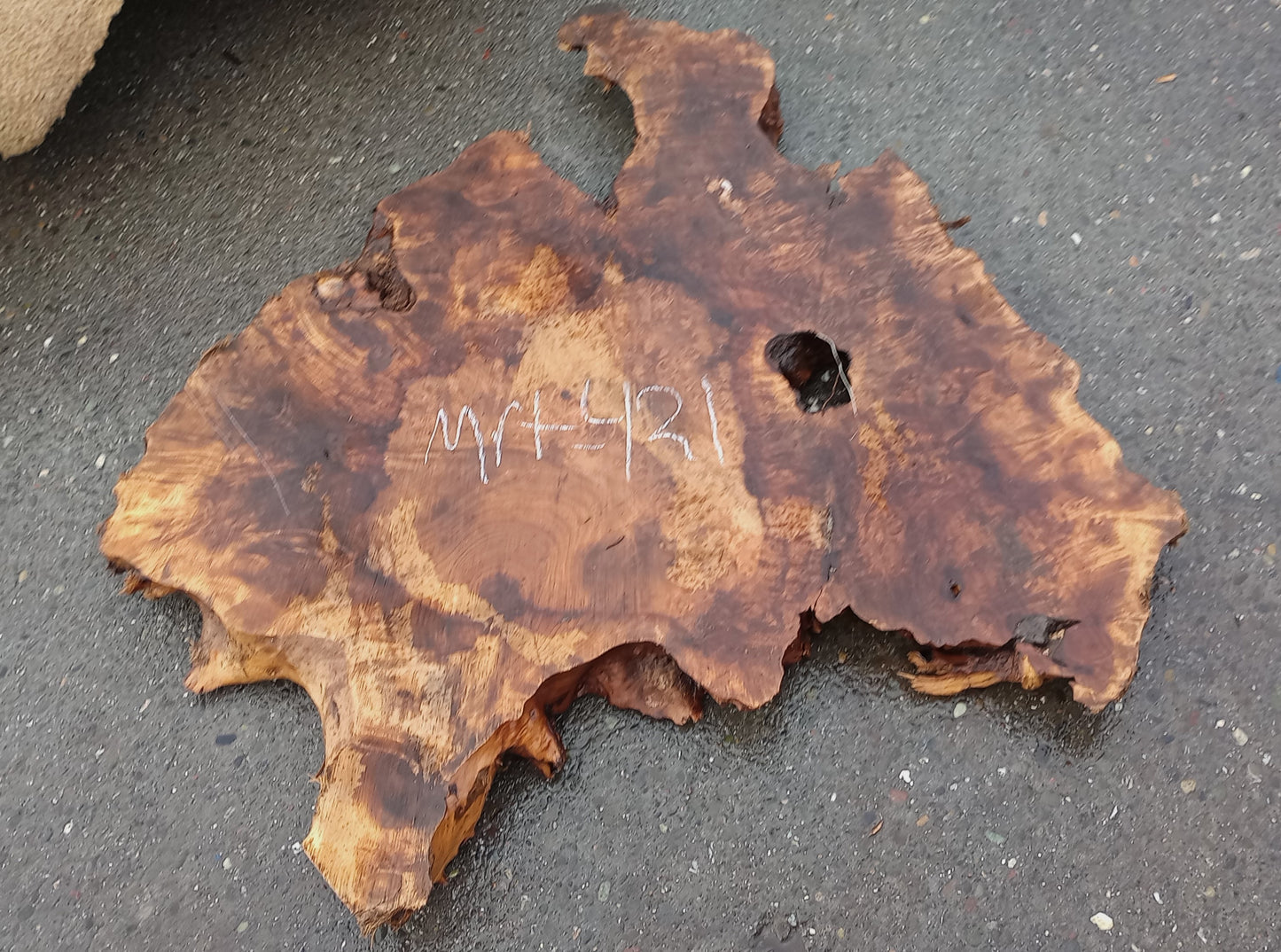 myrtle wood | burl slab | epoxy river table | DIY wood | mrt-421