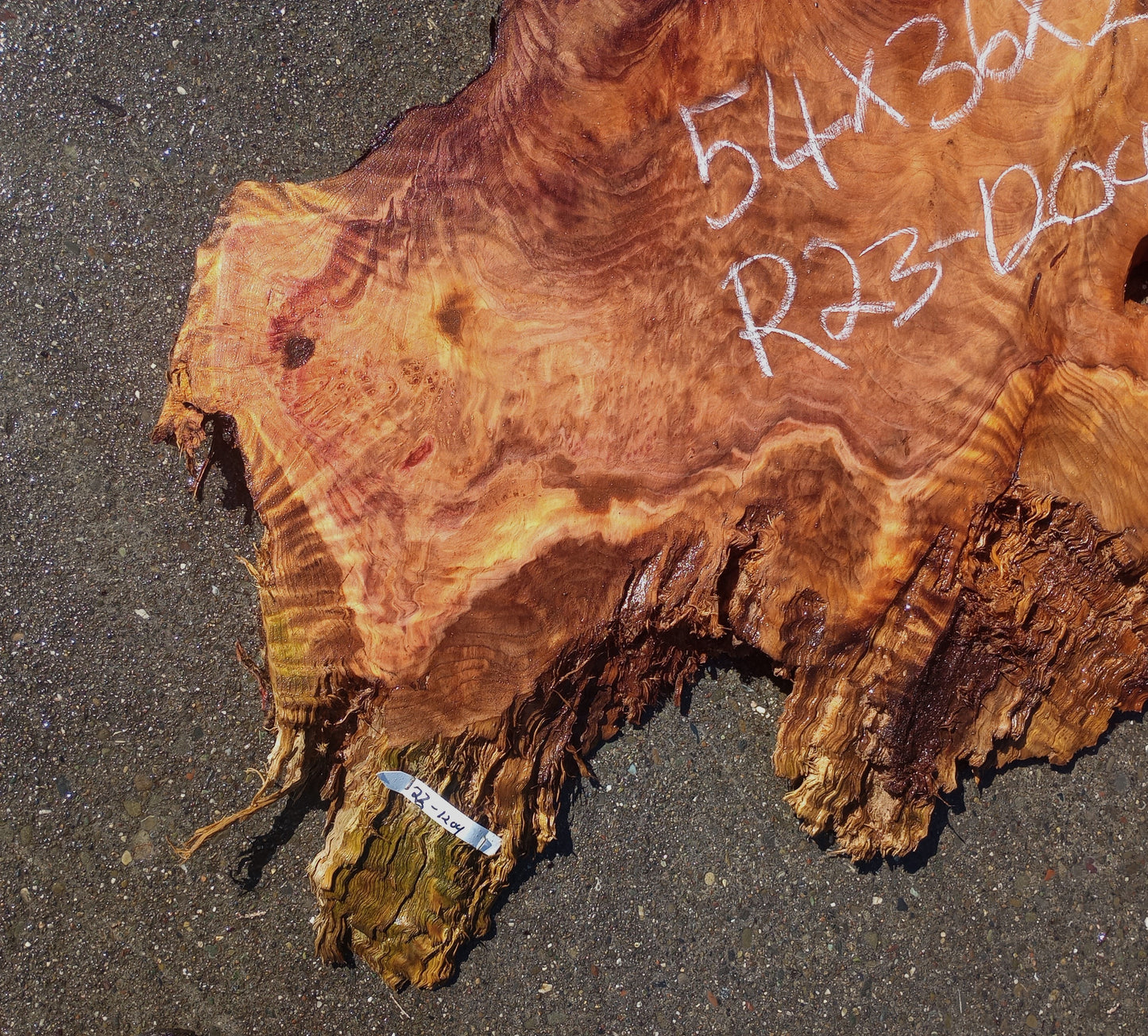 Redwood slab | rustic table | epoxy river table | DIY crafts | r23-1204