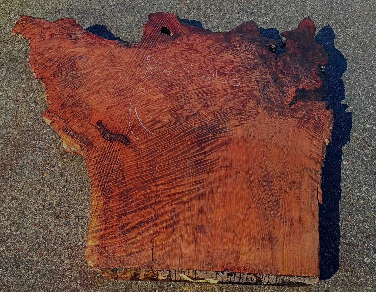 Curly and Burl | Redwood Slab | DIY | Table | R25-2150