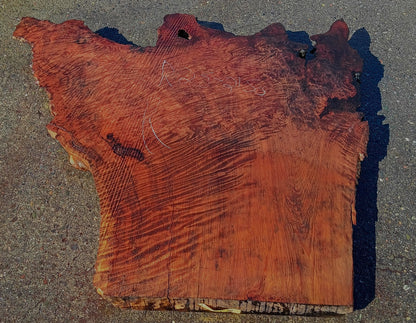 Curly and Burl | Redwood Slab | DIY | Table | R25-2150