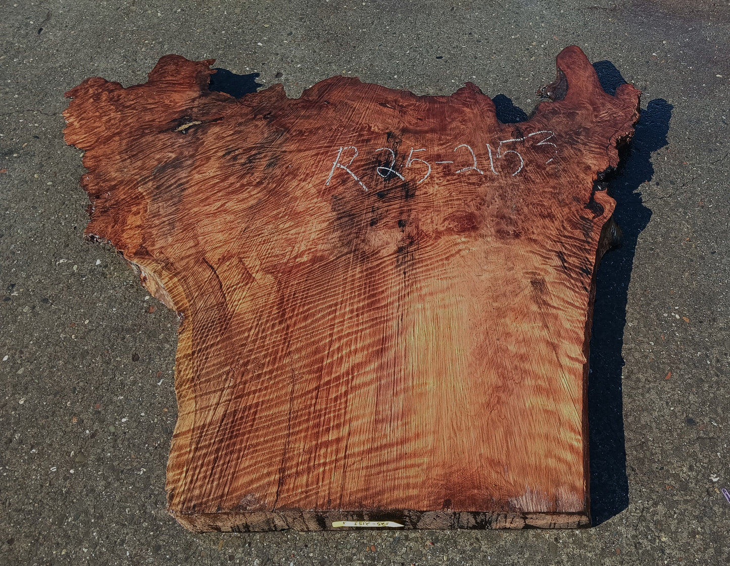 Curly and Burl | Redwood Slab | DIY | Table | R25-2153