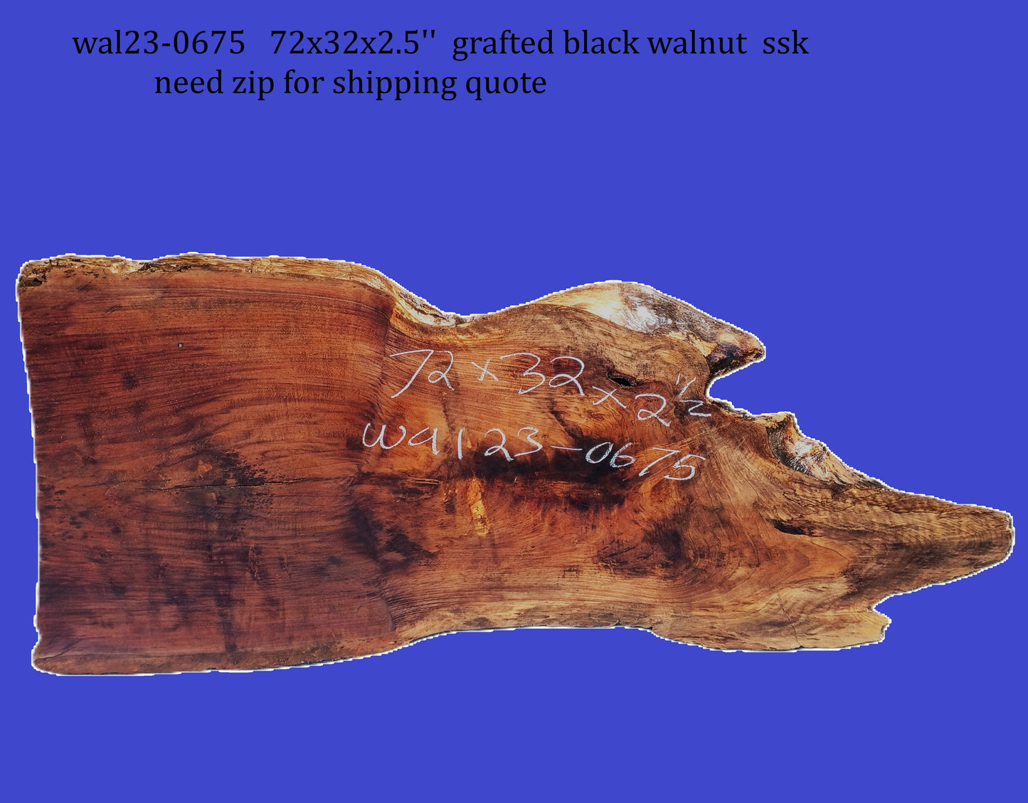 Black Walnut | DIY | Live Edge | River Table | Wal23-0675