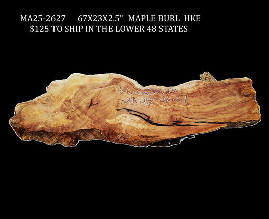 Maple Burl Slab | serving trays | DIY Crafts | Live Edge Table | MA25-2627