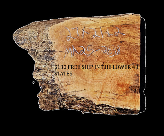 Maple Slab | DIY | epoxy Live Edge Table | MA25-2638