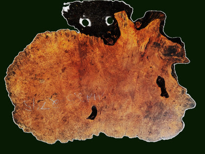 Maple Burl Slab | Live Edge | Maple Lace Burl | Cookie Cut | Solid Burl | DIY | Ma25-2745-a