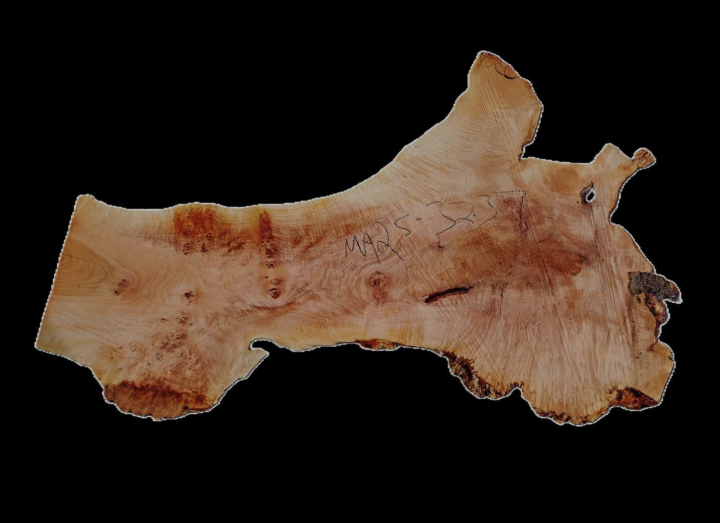 Maple Burl | Live Edge | River Table | DIY | Craft Wood | Ma25-3237