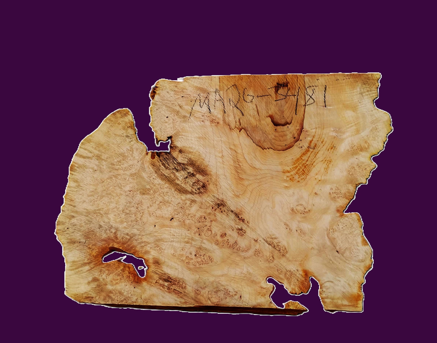 Maple Burl Slab | DIY Crafts | Craftwood | Small Table | MA26-3481