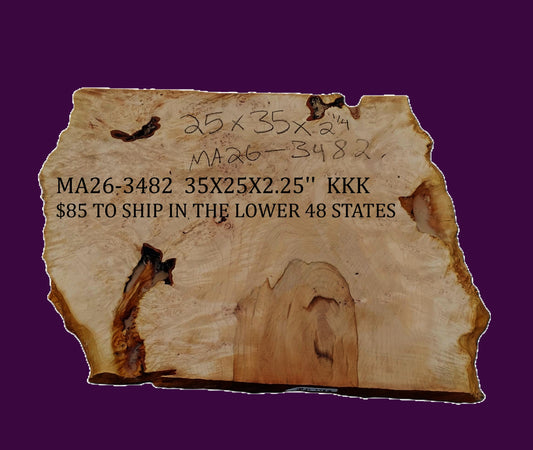 Maple Burl Slab | DIY Crafts | Craftwood | Small Table | MA26-3482