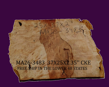Maple Burl Slab | DIY Crafts | Craftwood | Small Table | MA26-3483