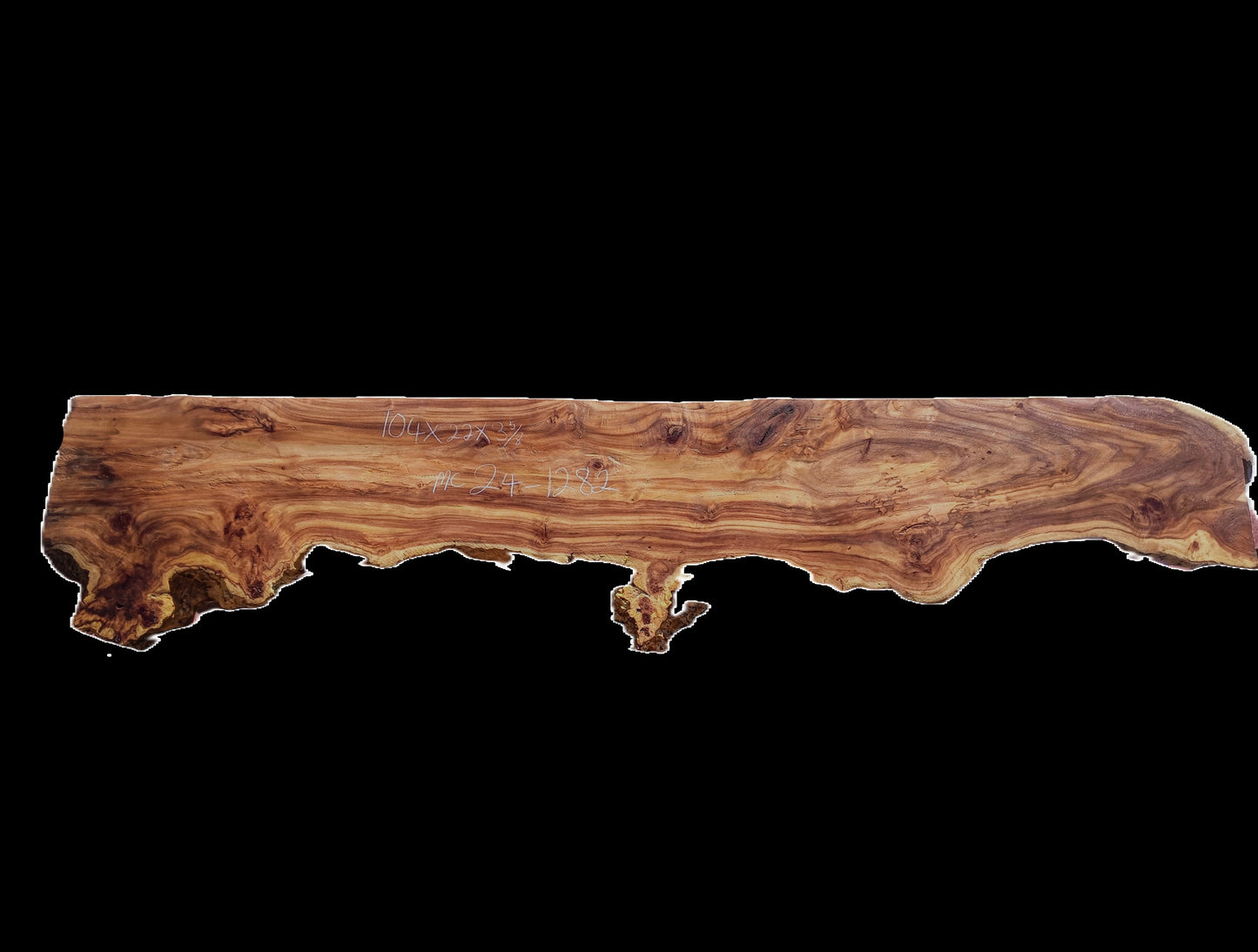 Poplar Mantel | Poplar Burl | Live Edge Mantel | M24-1282