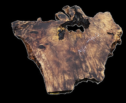 Myrtle Burl Slab | DIY | Table | Craft Wood | River Table | Mrt460