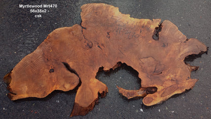 myrtle wood | burl slab | epoxy river table | DIY wood | mrt-470