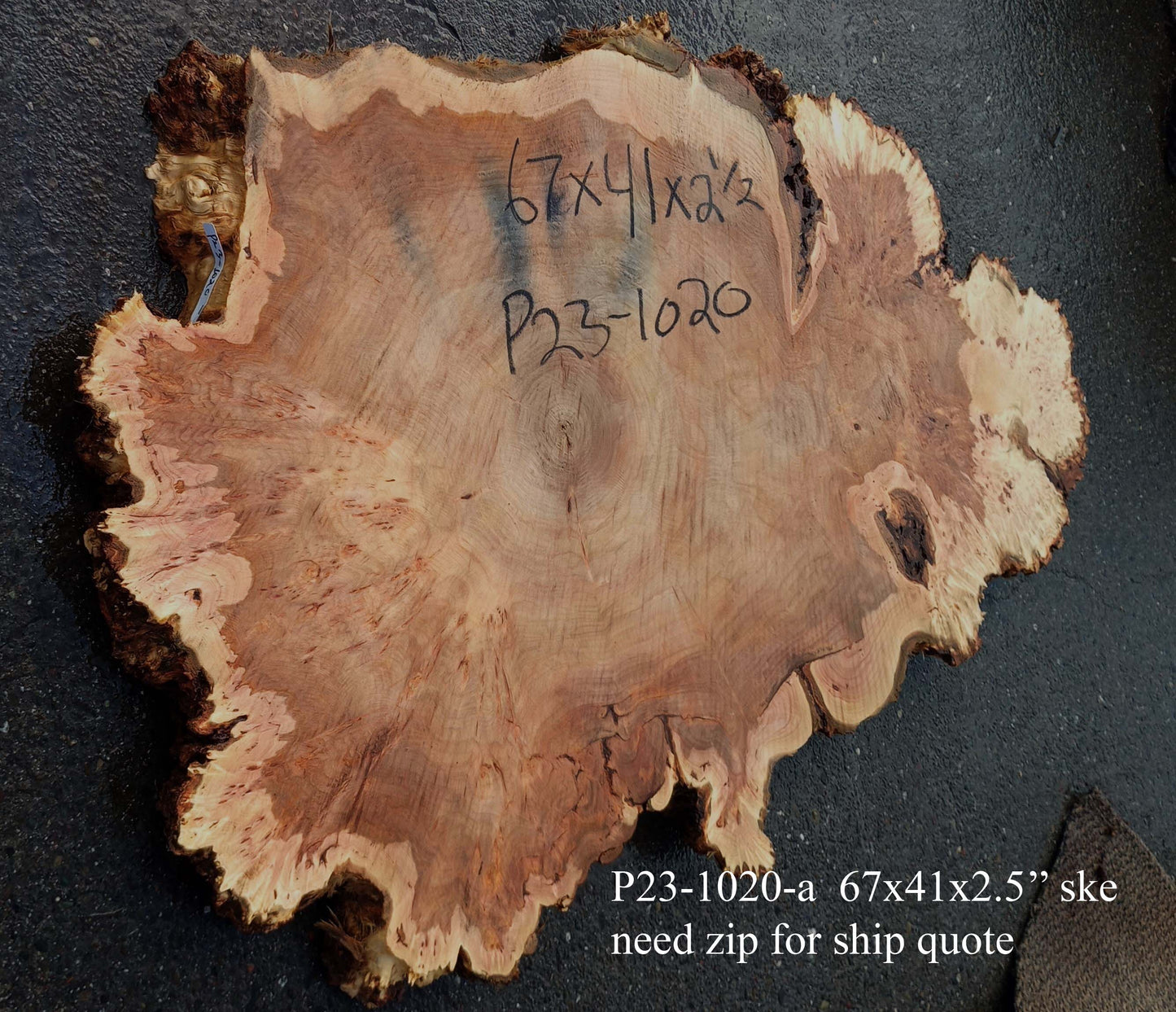 Mappa Burl Slab | Table | DIY | Cookie Cut | P23-1020