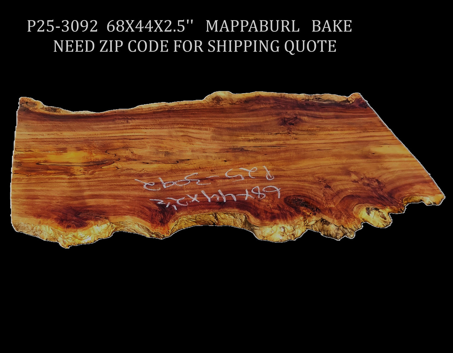 Mappa Burl | Desktop | DIY | Dining Table | P25-3092