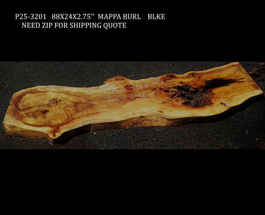 Mappa Burl | Craft Woods | DIY | River Table | P25-3201