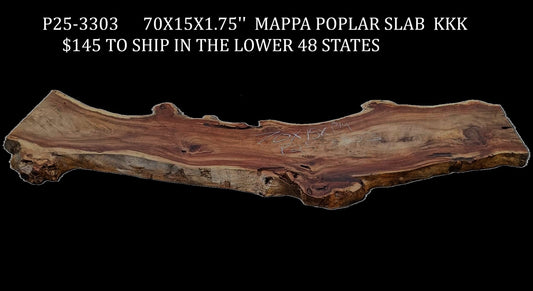 Poplar Slab | Dining Table | Desktop | DIY | River Table | P25-3303