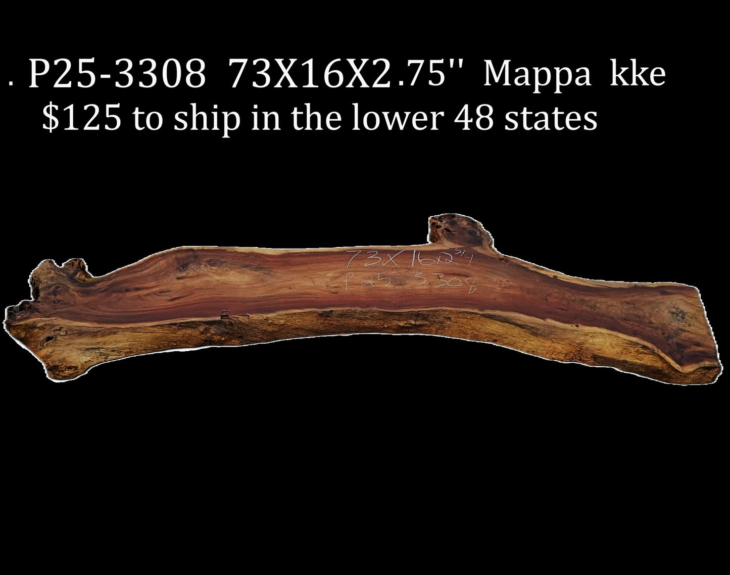 Poplar Slab | Dining Table | Desktop | DIY | River Table | P25-3308