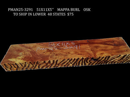 Poplar Slab | Dining Table | Desktop | DIY | River Table | PMAN25-3291