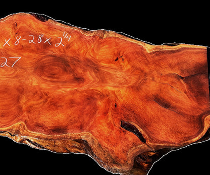 Redwood Slab | DIY burl table | Bunion | Dining Table | Headboard | R-27