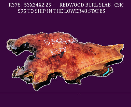 Redwood Slab | DIY | headboard | Craft-wood | live edge table | R-378