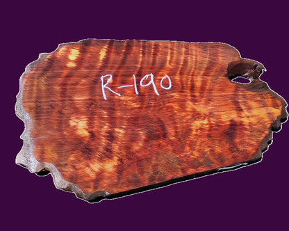 curly Redwood Slab | DIY | Craft-wood | live edge burl table | R190