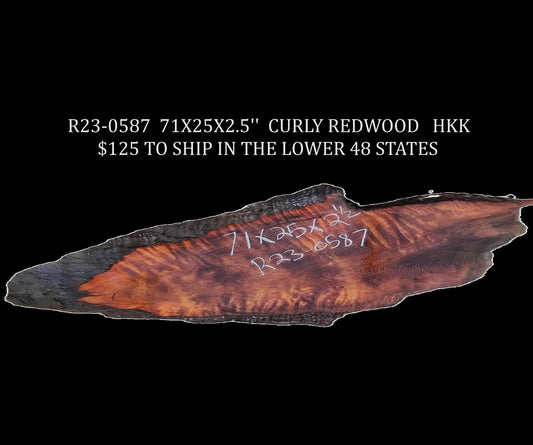 Redwood | Live Edge | River Table | Counter | Headboard | R23-0587