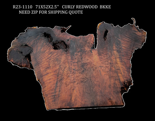 Curly Redwood Burl | DIY | River Table | Craft Wood | R23-1110