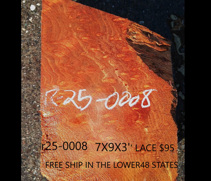 Redwood Lace Burl | Turning Blank | Craft Wood | R25-0008